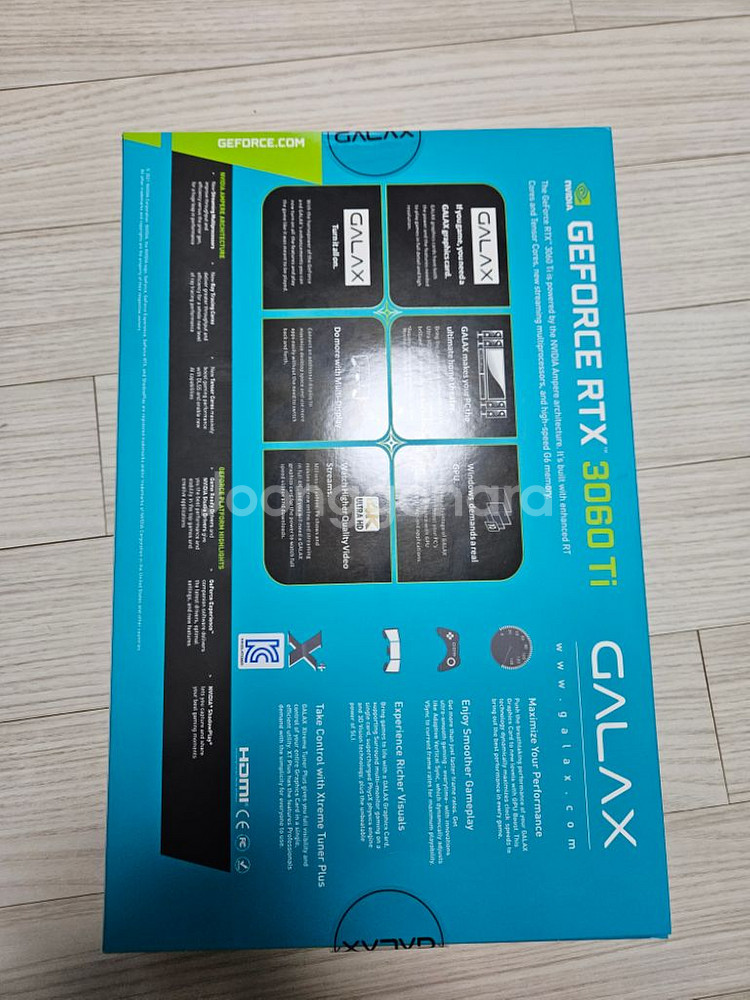 (미개봉) 갤럭시 GALAX 지포스 RTX 3060TI--1