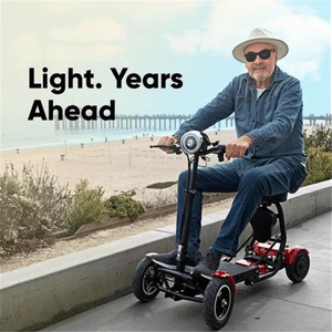 노인 어르신 장애인 휴대용 접이식 4륜 전동 스쿠터