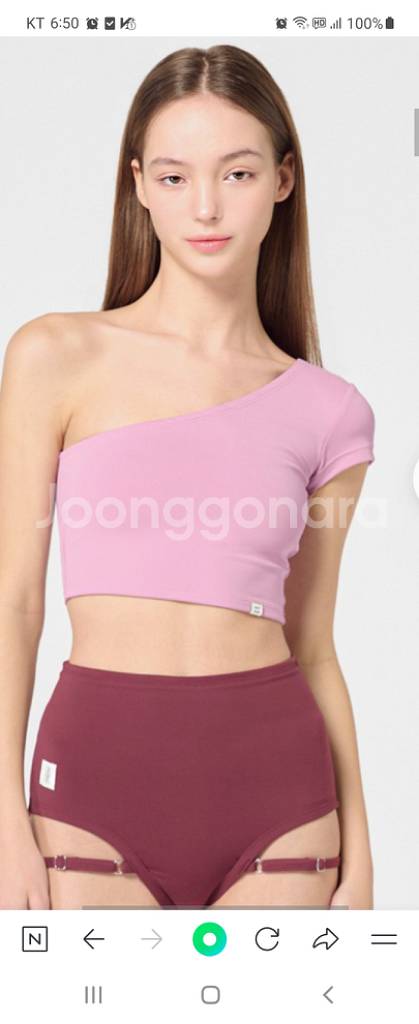 폴웨어 셀레나 상의 핫한 세트 스몰 3가지 세트 판매--2