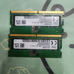 DDR5 노트북메모리(SODIMM) 8기가 2장 팝니다