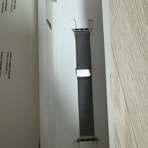 애플워치9용 밀레니즈루프 실버41m 애플 정품