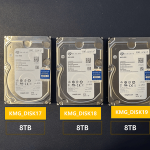 NAS HDD 판매 (8TB/상태 주의 및 나쁨)