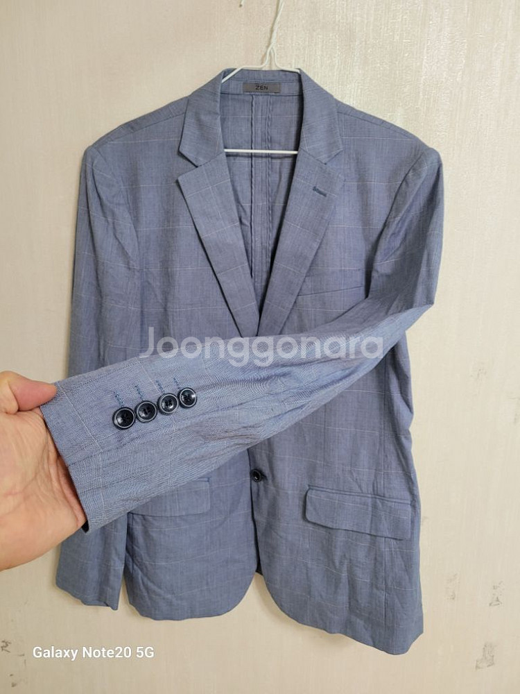 남성 젠 봄.가을 초여름 캐주얼 면자켓 (95)--2