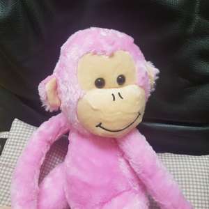핑크긴팔 원숭이인형