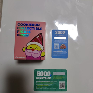 쿠키런 킹덤 설탕노움피규어 크리스탈카드 9000