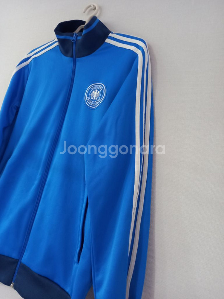 아디다스 대장급 희귀 독일 블루화이트 트랙탑 져지100--1