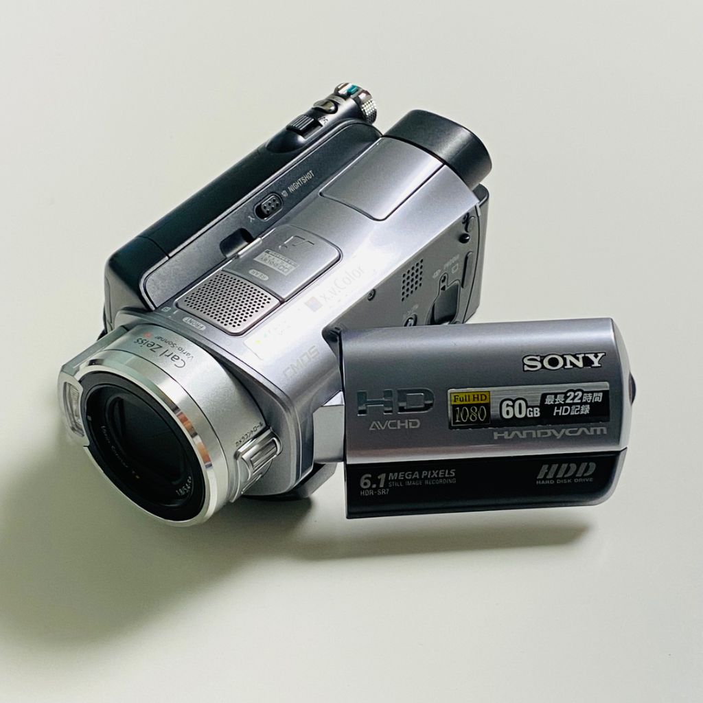 [풀구성]소니 HDR-SR7 빈티지 디지털 캠코더 실버