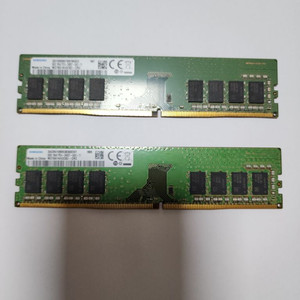 삼성메모리카트8GB DDR4 2400Tㅡ한개남음