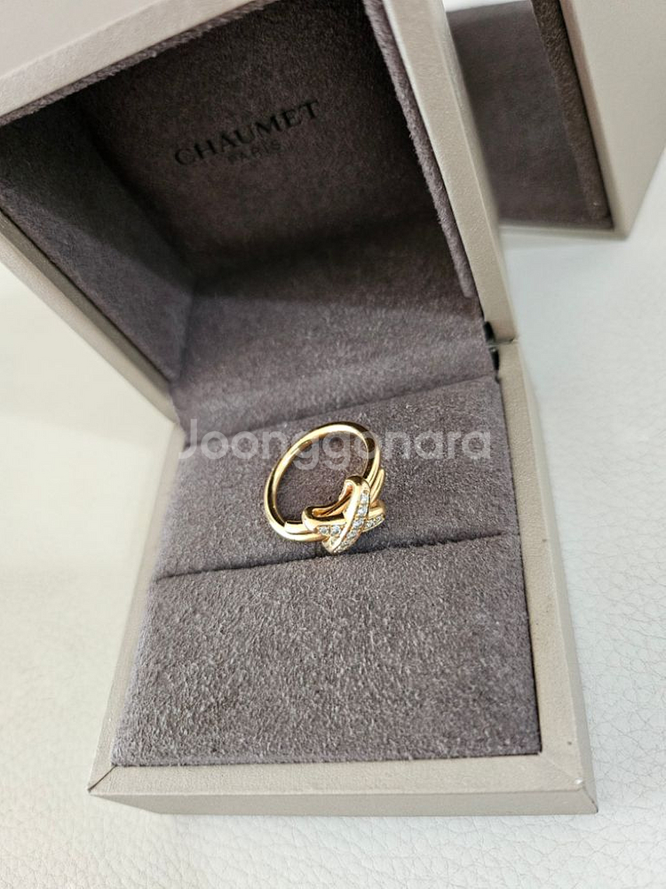 쇼메 주드 리앙 다이아 18K 로즈골드 반지--1