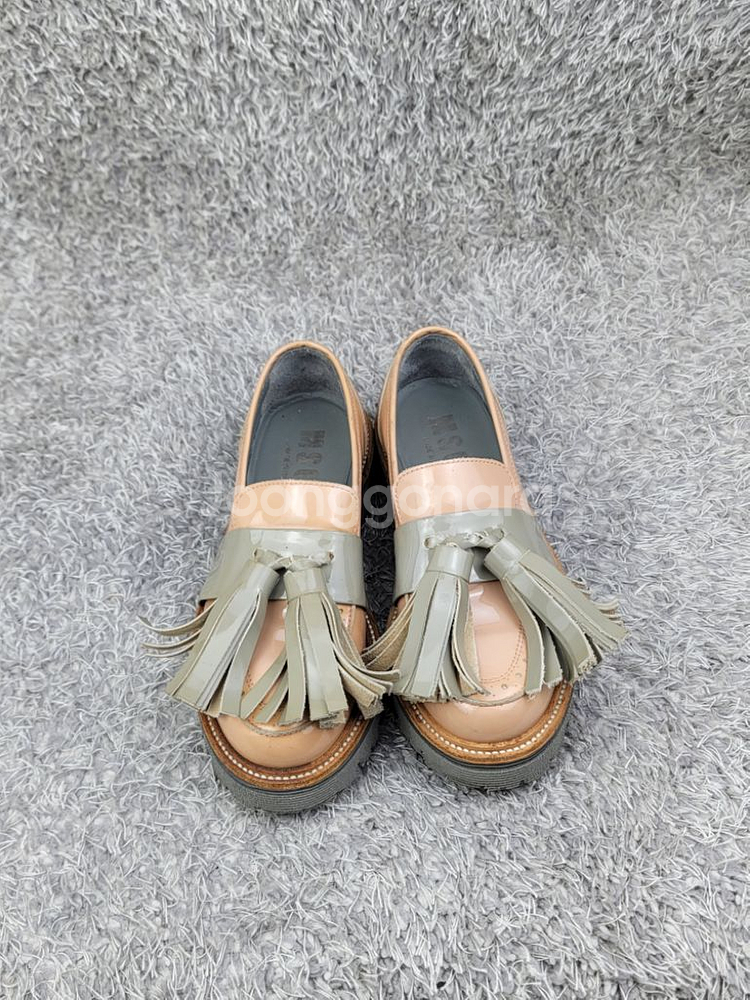 msgm 정품 테슬 로퍼 EU35/225 상태 좋음--1