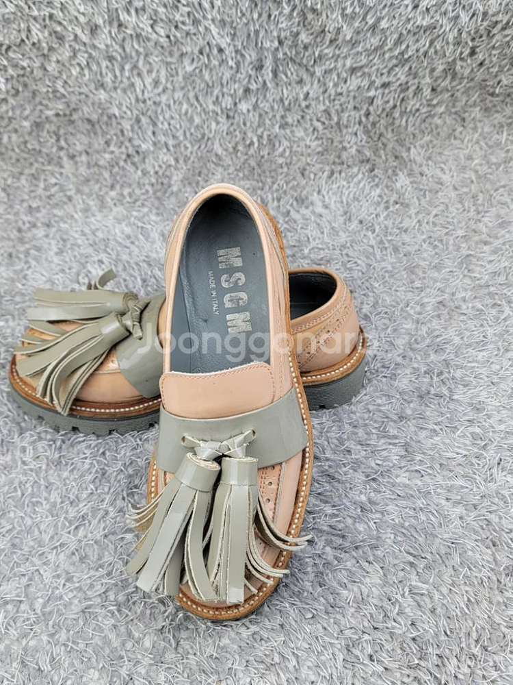 msgm 정품 테슬 로퍼 EU35/225 상태 좋음--3
