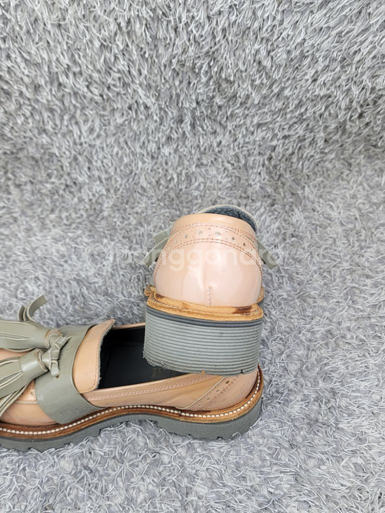 msgm 정품 테슬 로퍼 EU35/225 상태 좋음--6