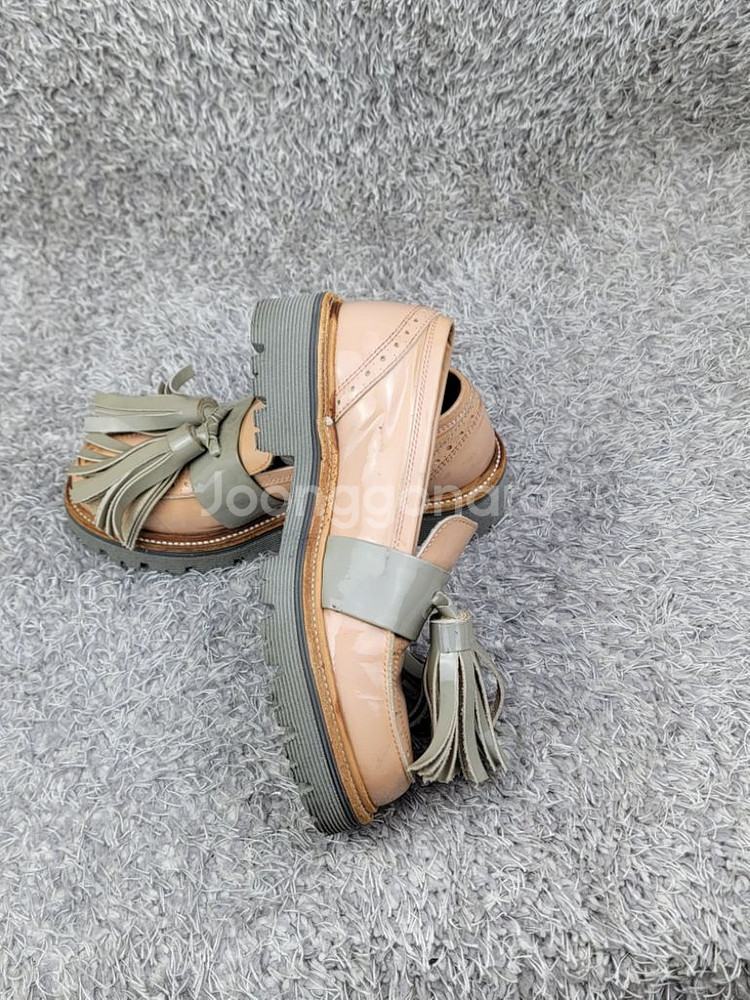 msgm 정품 테슬 로퍼 EU35/225 상태 좋음--5