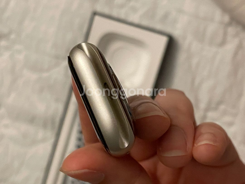 애플워치7 나이키 41mm 스타라이트 gps+밴드+충전--5