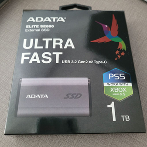 ADATA 외장 SSD 1TB 미개봉 새상품