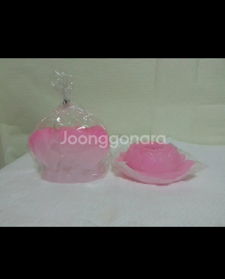 캔들(2개일괄)새것--2