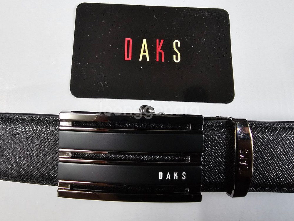 닥스) 소가죽 고급형 삼선자동벨트 신상. 미개봉--6