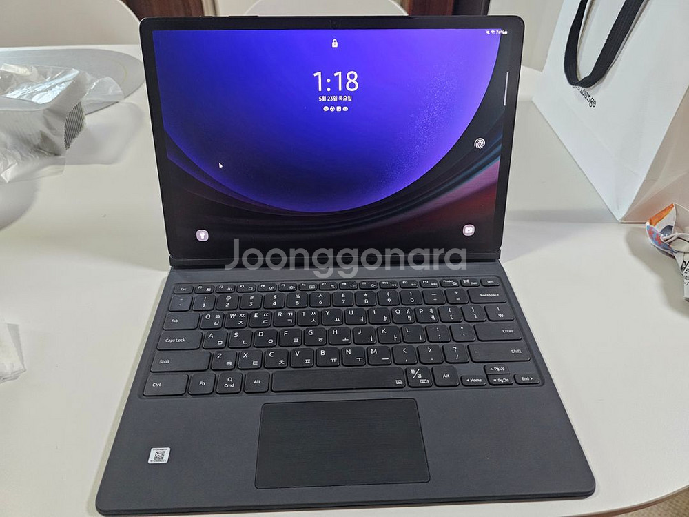 갤럭시탭 s9플러스 256 와파 그라파이트팔아요--1