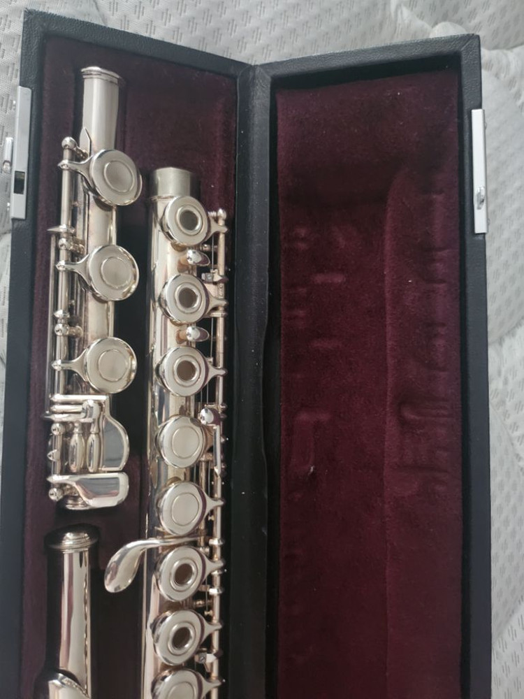 야마하391헤드실버 플루트--1