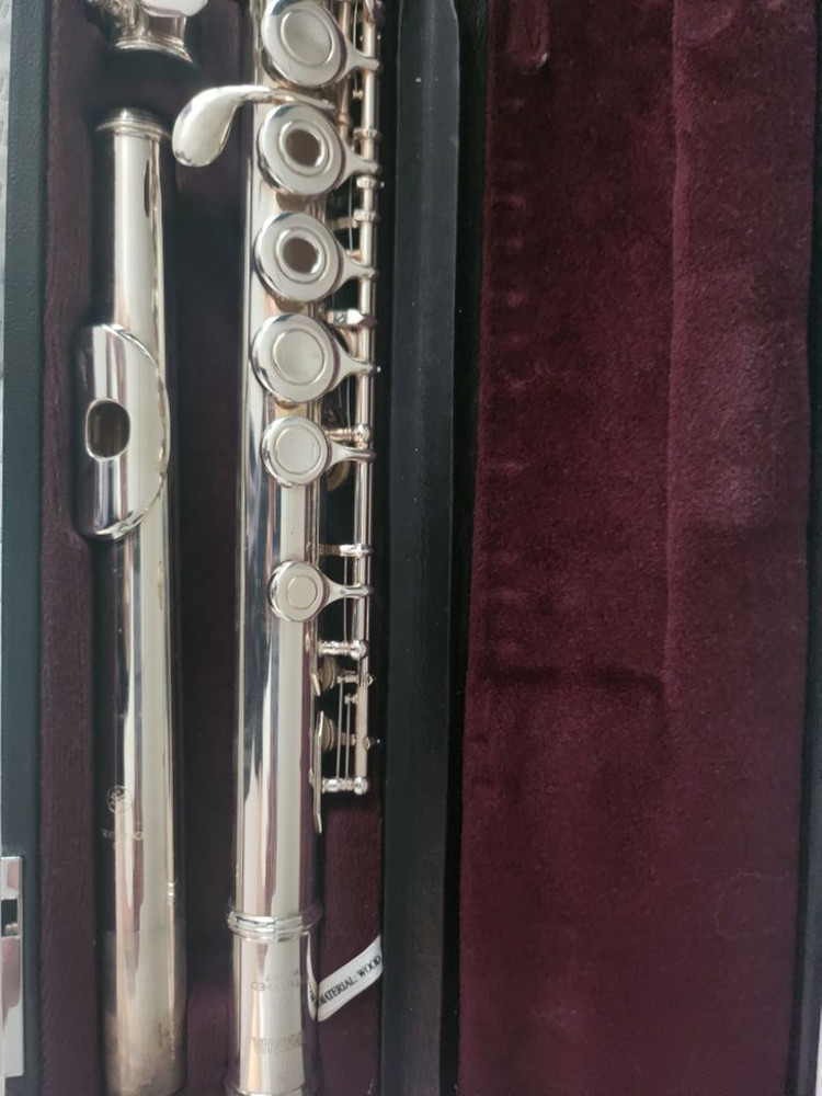 야마하391헤드실버 플루트--2