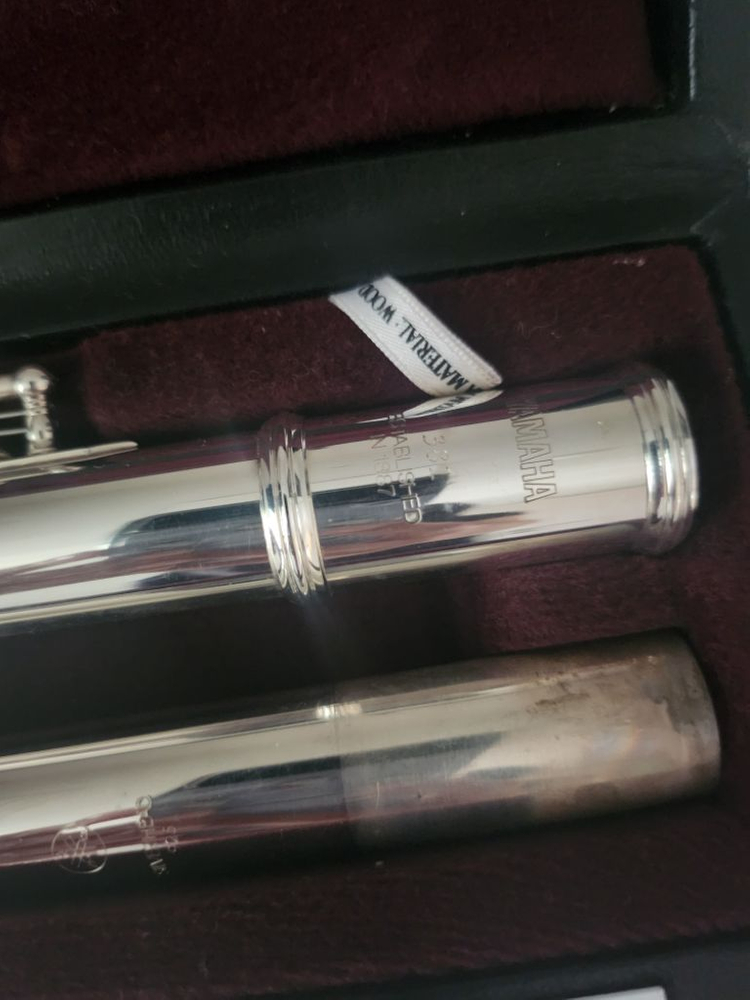 야마하391헤드실버 플루트--3