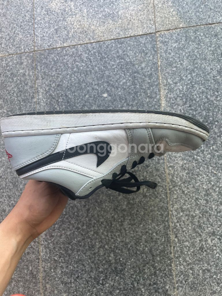 나이키 조던1 라이트 스모크 그레이 로우 265--3