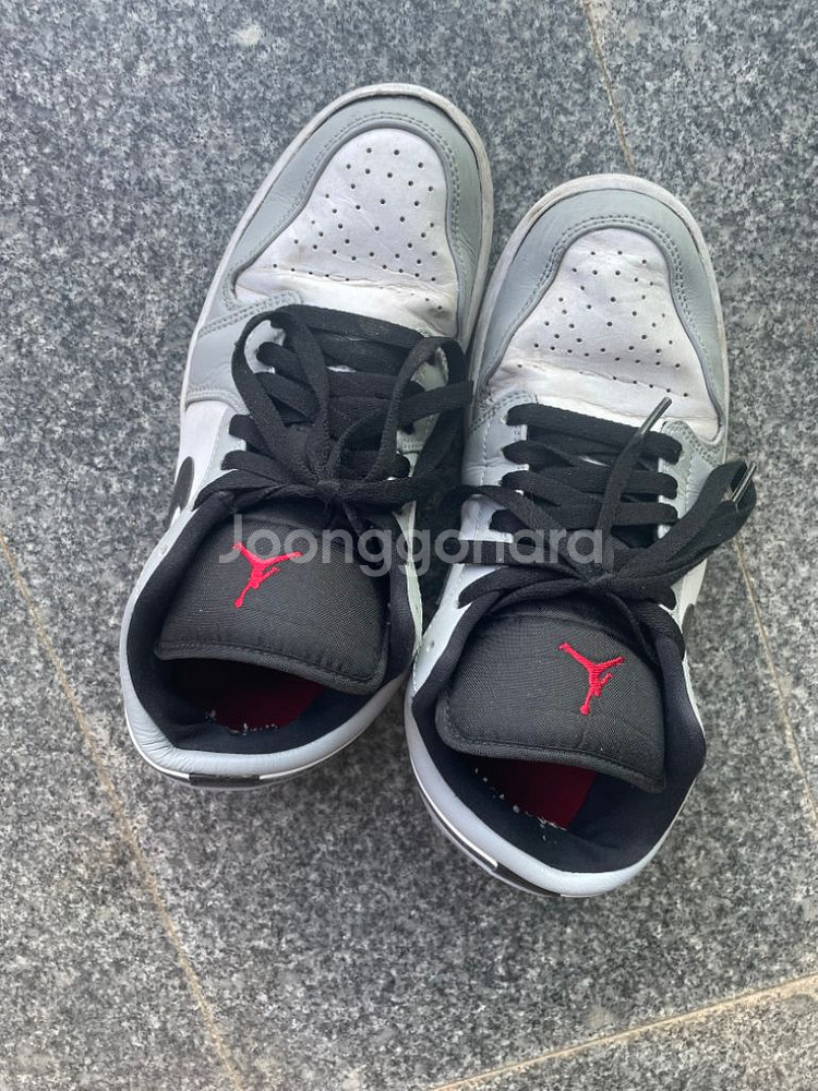 나이키 조던1 라이트 스모크 그레이 로우 265--6