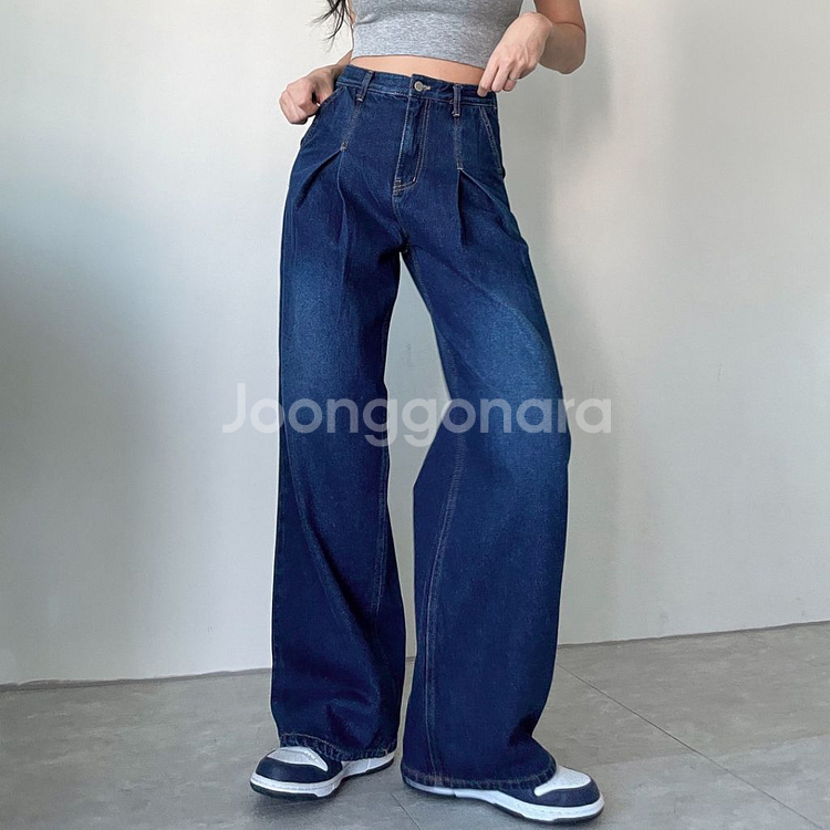 ~28)핀턱진청와이드 새거 13000(세일)--2