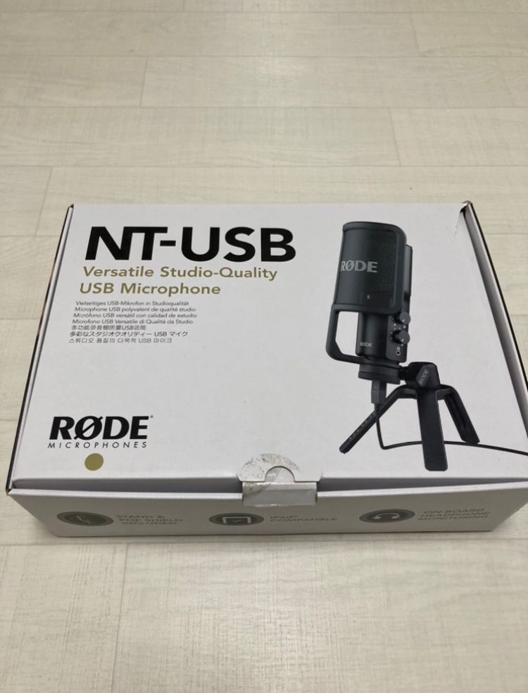 RODE NT-USB 로데 마이크 (+탁상마이크스탠드)