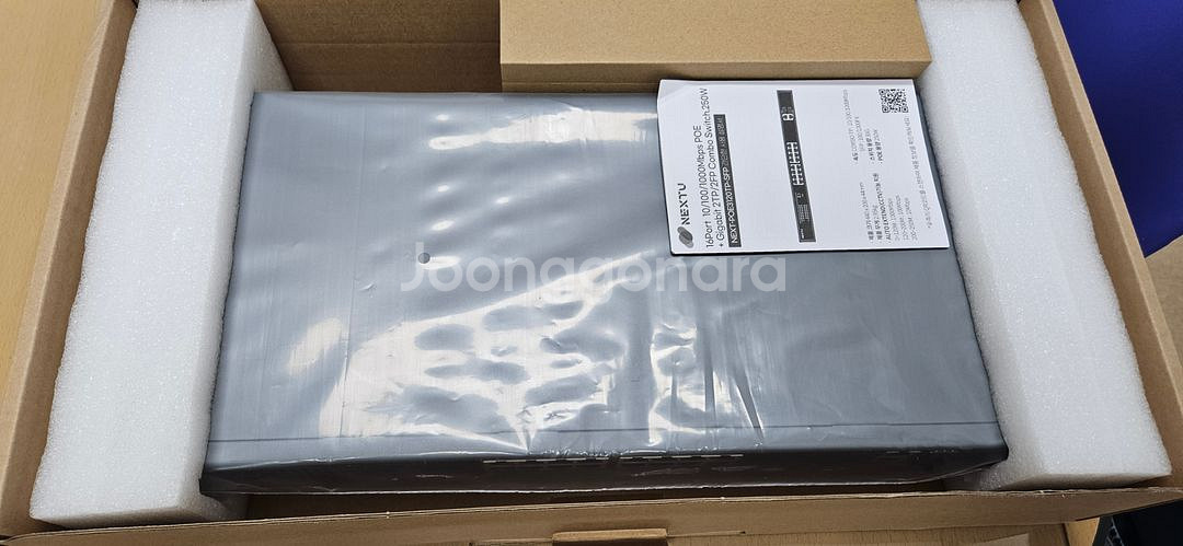 새상품 NEXT PoE+ 16포트 스위치 2EA--1