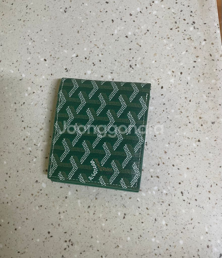 고야드 빅투와르 반지갑 그린--1