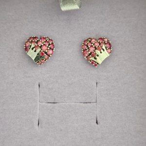 제이에스티나 하트 귀걸이