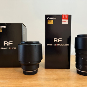 [대구]캐논 rf85mm , rf100mm 팝니다