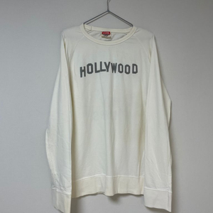 105사이즈) hollywood 라운드넥 기모 티셔츠
