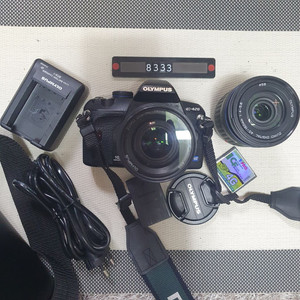 올림푸스 E-420 디지털카메라 렌즈 2개 가방세트