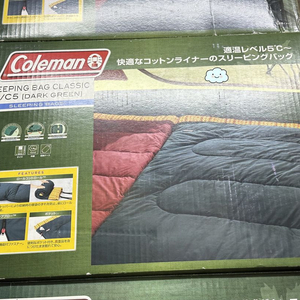 캠핑)콜맨 슬리핑 백 클래식 2 C5 침낭 새상품판매