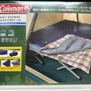 캠핑)콜맨 2WAY DOWN COMFOR 새상품 판매
