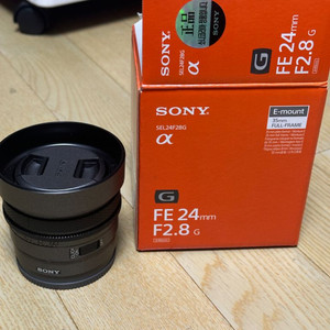 Sony 24mm F2.4 G렌즈(sel24f28g)