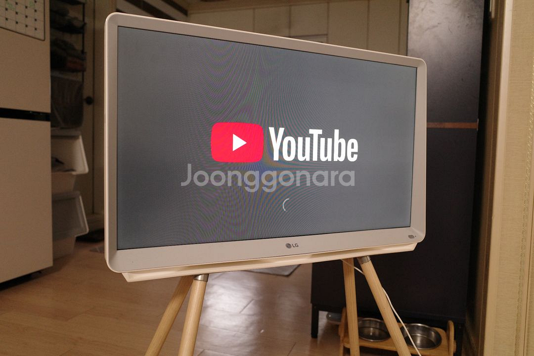 룸앤티비 27TN600S + 전용가방+거치대--7