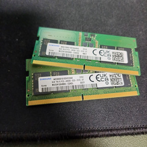 노트북 DDR5램 pc5-4800 8gb x 2개