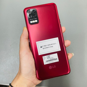 LG Q52 레드 64GB KT S급무잔상공기계초특가판