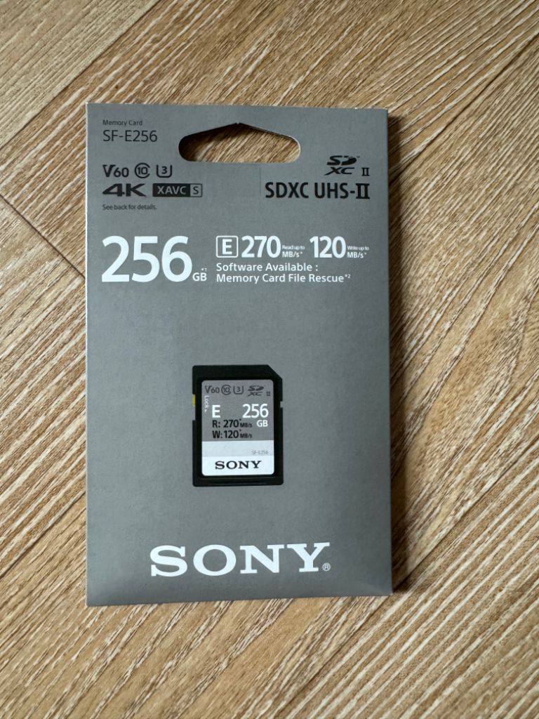 소니 sf-e256 메모리카드 미개봉 신품 판매합니다
