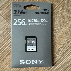 소니 sf-e256 메모리카드 미개봉 신품 판매합니다