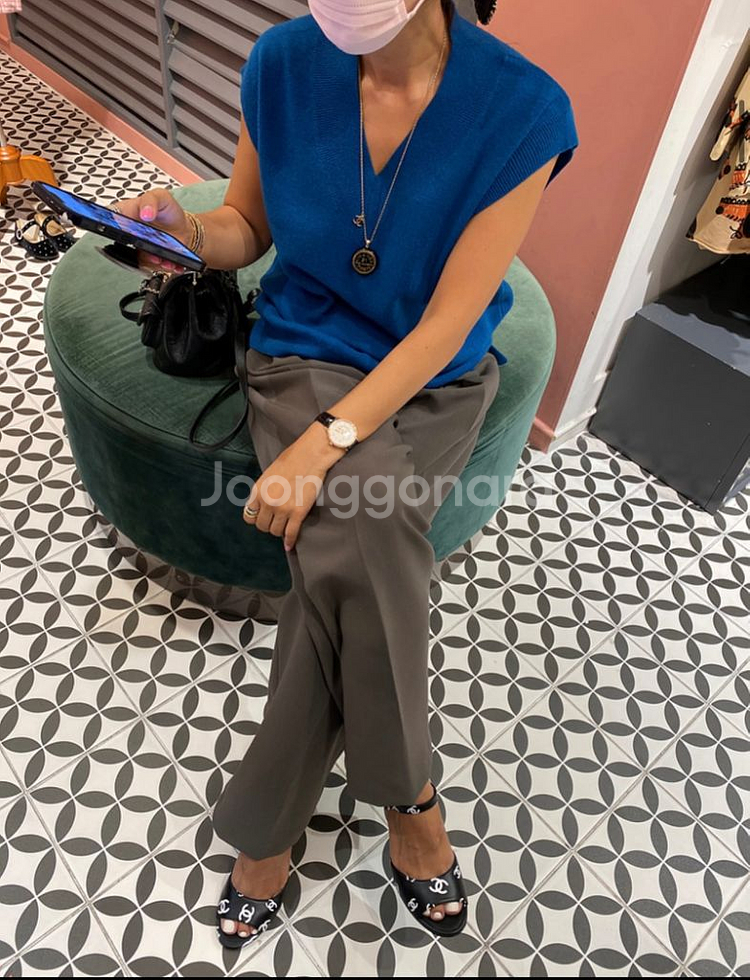 쏠사(Soulssa)/나스니트 베스트(2컬러, 새상품)--3