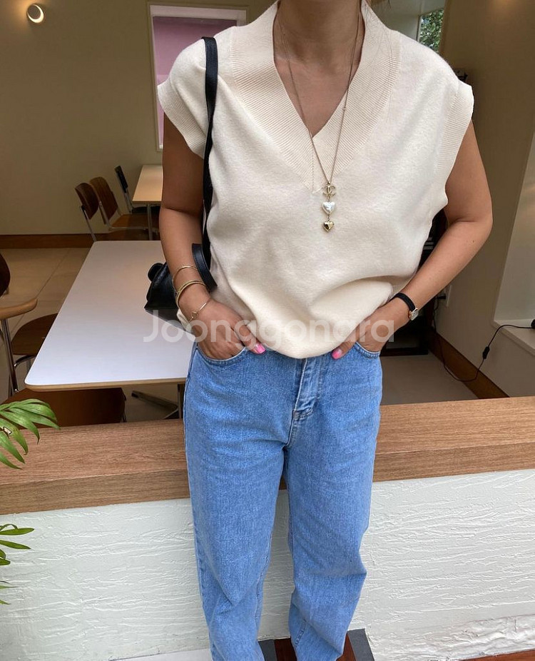 쏠사(Soulssa)/나스니트 베스트(2컬러, 새상품)--5