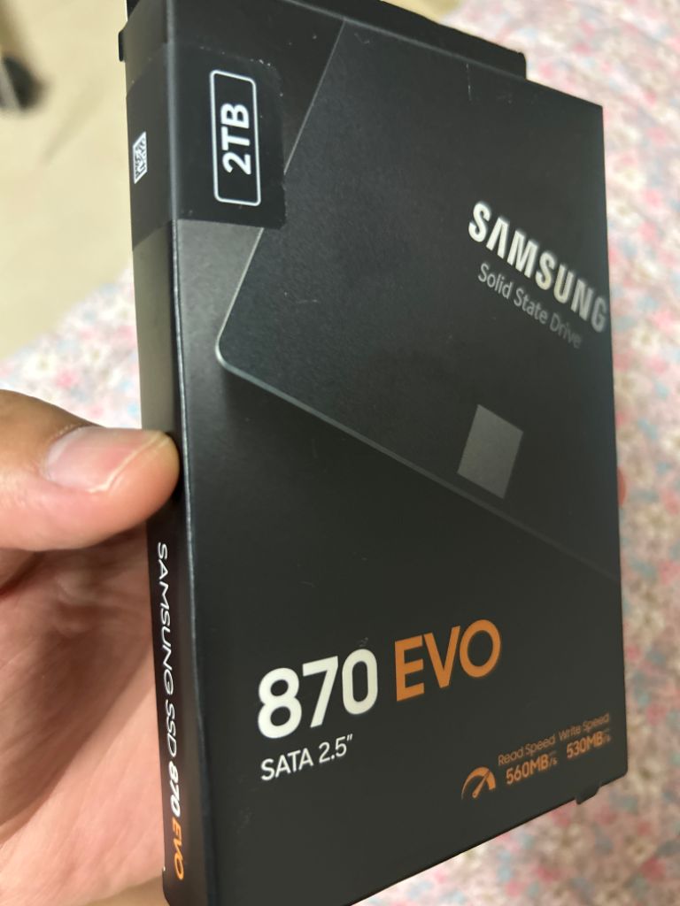 sata ssd 삼성 870 evo 2tb 미개봉