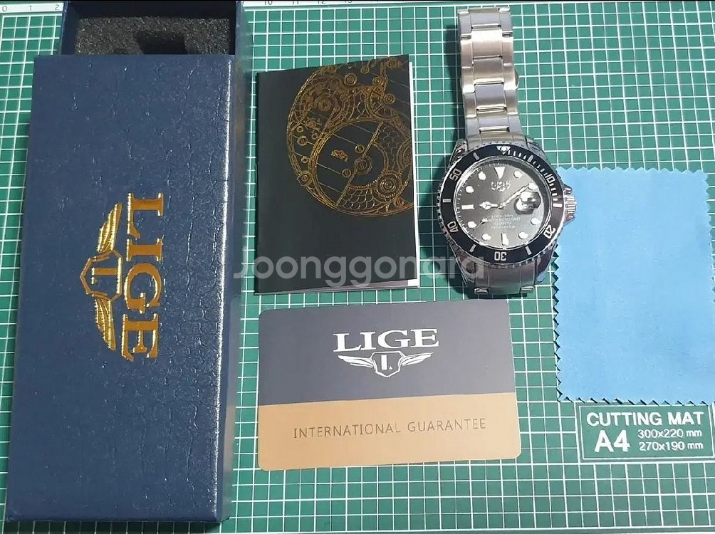 블랙 라벨 LIGE 입문용 럭셔리 돌핀시계--7