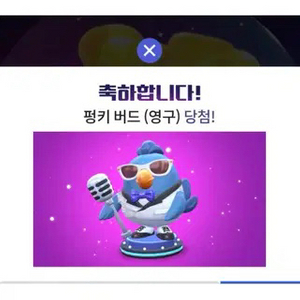 카러플 펑키버드 영구 쿠폰 삽니다