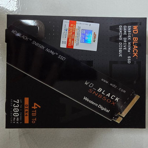 WD SN850X 4tb nvme SSD 정품 판매