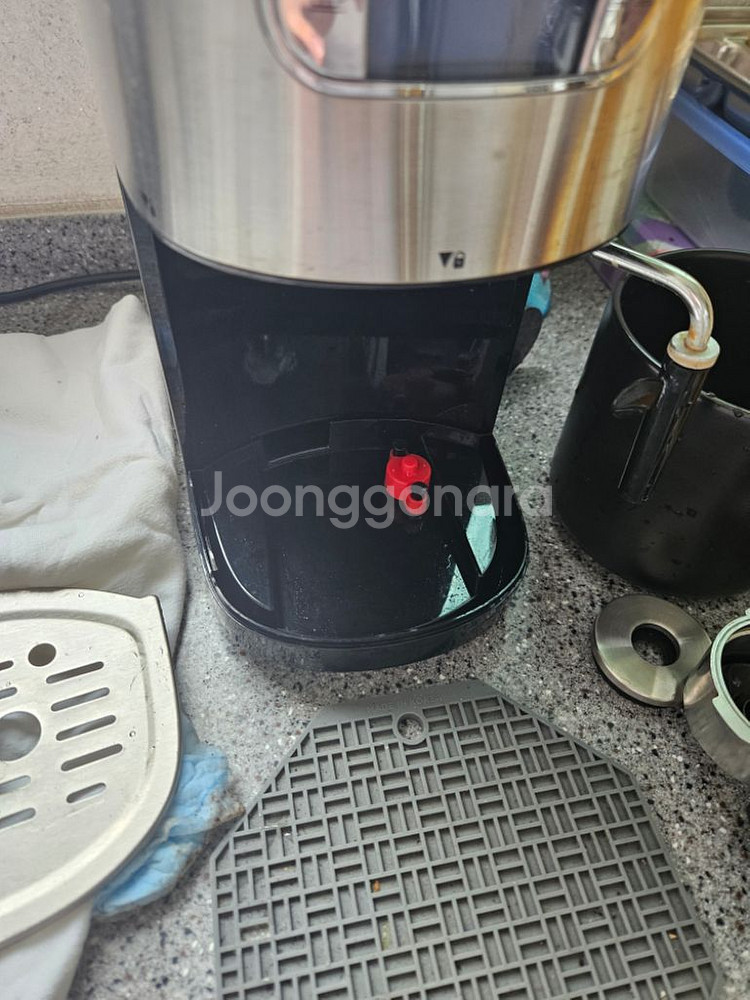 요아이 커피머신+수동그라인더 및 각종 도구--3